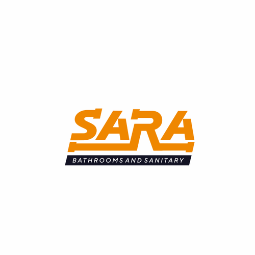 Logo moet SARA zijn ipv saar, letters moeten beeldmerk worden, ‘Badkamers & Sanitair’ eronder!! Design by JANTUNGHATI