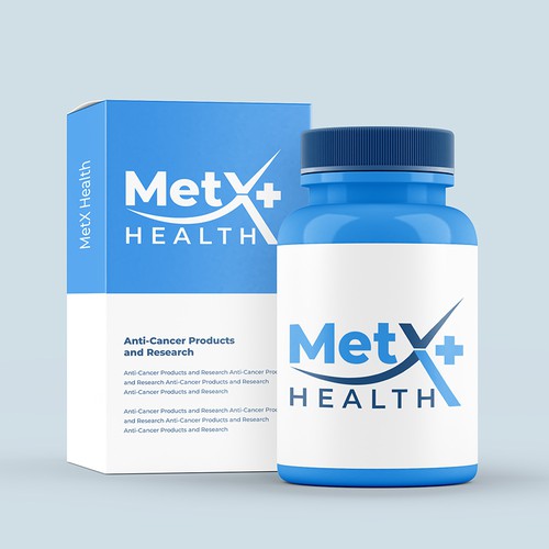 MetX Health Logo - Anti-Cancer Products and Research Design by Qadir Studio