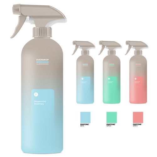 Design Premium Spray Bottle and Packaging for Cleaning Supplies por gs-designs