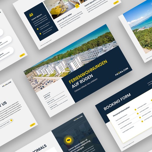 PowerPoint template contest entry by obicatlia