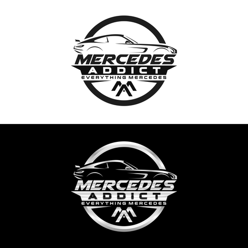 Logo for MercedesAddict.com Design by Hellyndesign