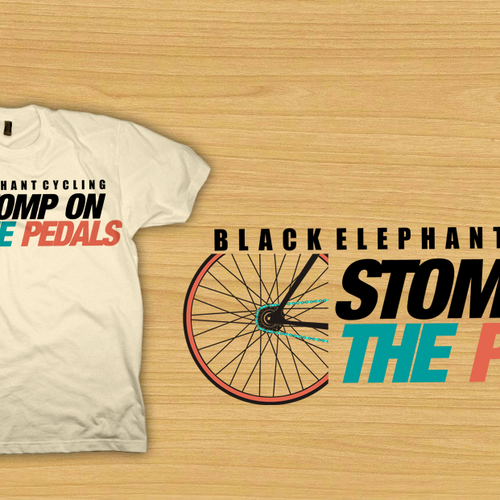 Create the next t-shirt design for Black Elephant Cycling デザイン by Pulung Sajiwo