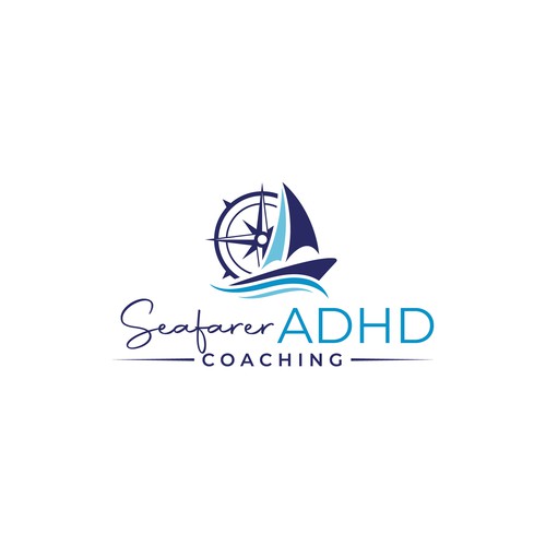 Abstract sailboat logo to evoke navigation and adventure Design by souart