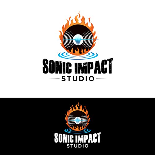 "Looking for a explosive logo that will make a Sonic Impact for a Recording Studio!" Design by PAIJO PETHEL