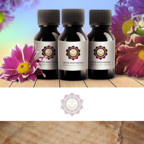 Design di Logo for Crystal Moon Essences - remedies for harmonic rebalance and well-being di Dandelion Art Studio