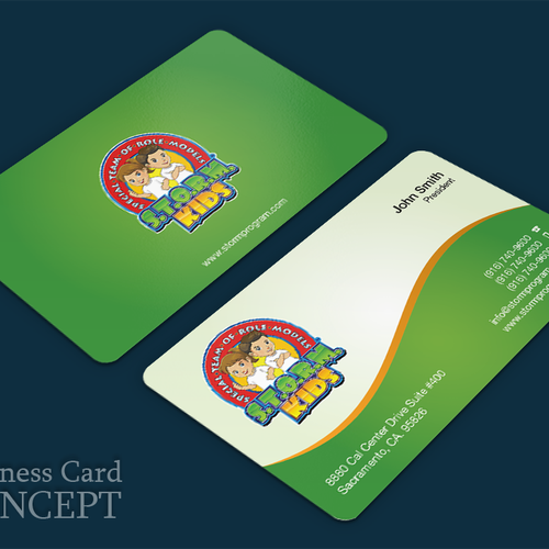 S.T.O.R.M. Program Business Card Design by FishingArtz