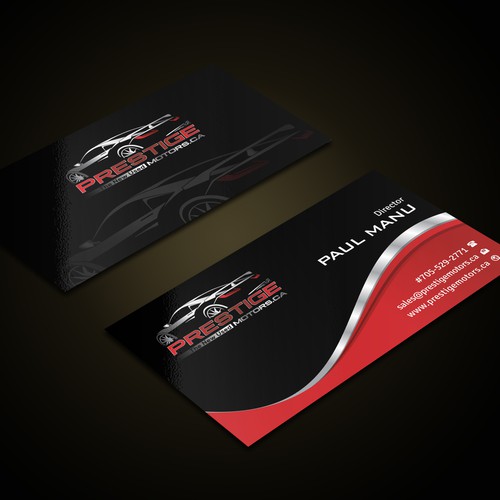 2017 fresh catchy dealership business card Diseño de DAISY DESIGN