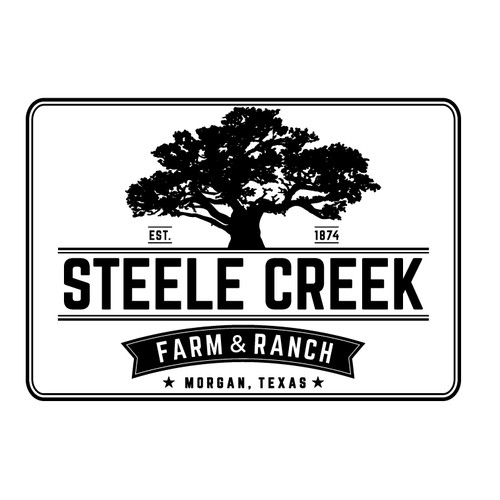 Classic Texas Ranch Logo that will adorn gates throughout farm Design réalisé par Prosperus