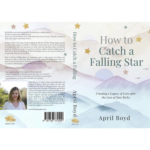 Design a book cover for "How to Catch a Falling Star" Design by Aleaca