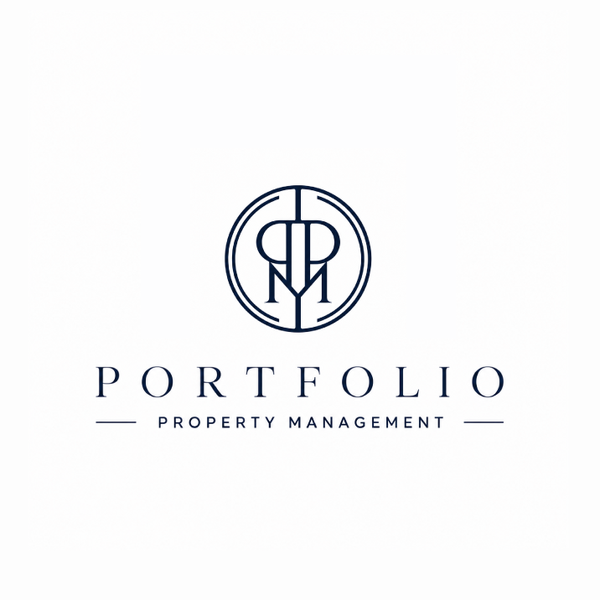 Luxury Monogram Logo for Portfolio Property Management