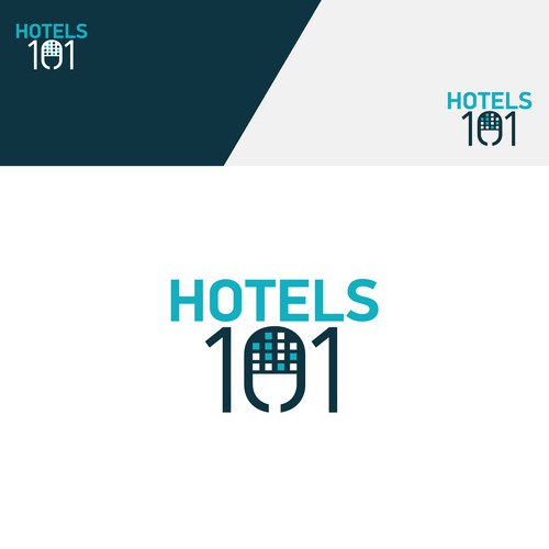 Create a logo for a podcast called - Hotels 101 - incorporate a hotel in the logo Design by Klaudi