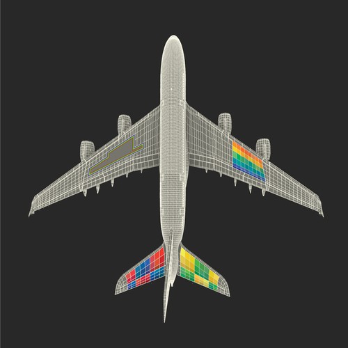 Airplane Graphic in 24 hours Design by Kiwari