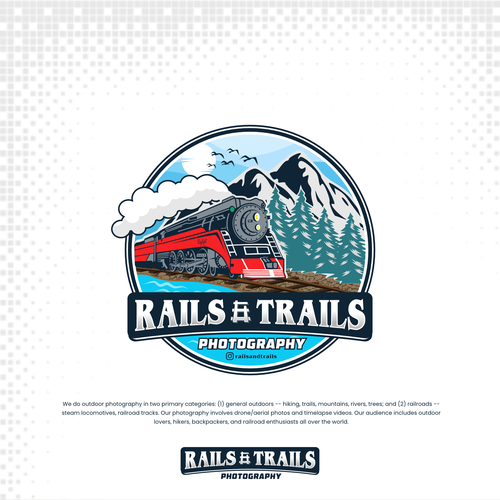 Play on words! (rails & trails) creative logo for nature lovers!, Logo  design contest