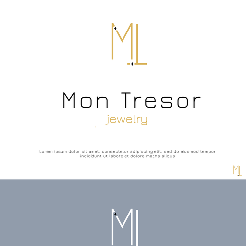 Unique Jewellery brand logo design Design by Dashonok