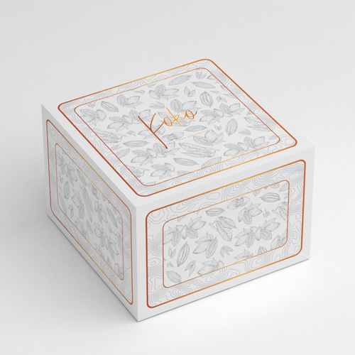 Design a folding chocolate box Design by Designre™