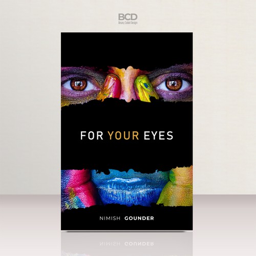 for your eyes- poetry and journal book cover Design by BCD∞