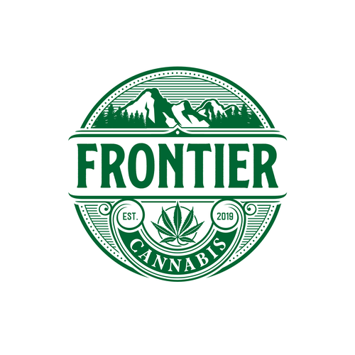 Design a West Coast Cannabis Retail Store Logo called Frontier Design by guinandra