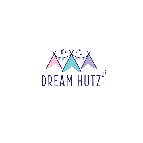 Design a clean & fun logo for a kids sleepover party company Design by Rebekah.M