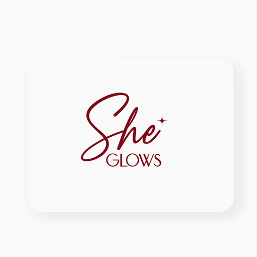 Let's help women glow! Design a beautiful logo for SheGlows Design by QPR