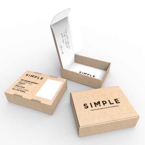 SIMPLE shipping box Design by znakovanj