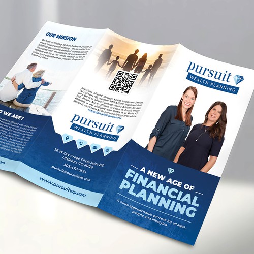 Financial Planning Brochure Design by Alphabet ♥