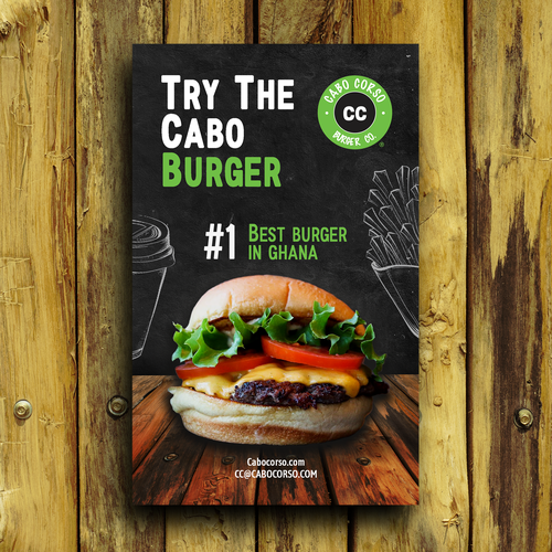 Billboard for Burger Company Design by Chakar14Design
