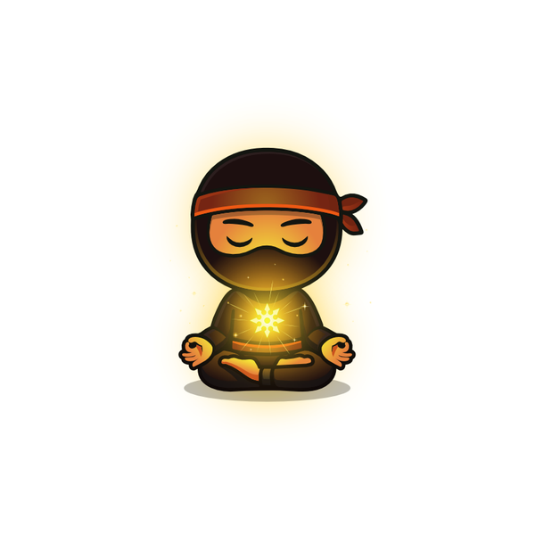 Ninja character logo is available!