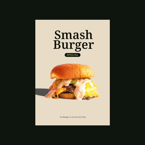 Smash Burger Marketing Materials Design by kumakamu