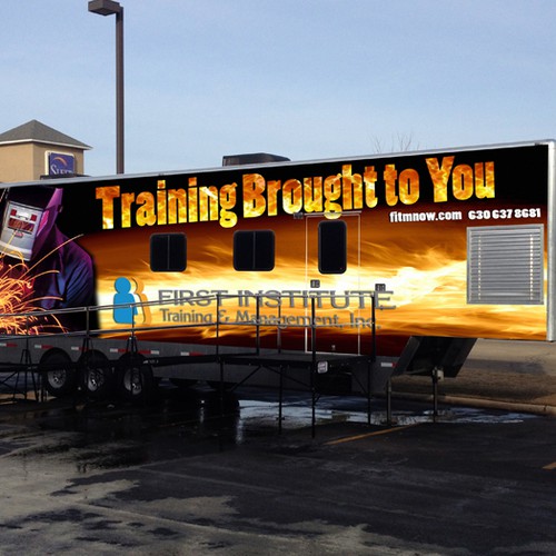 Design Custom Mobile Welding Lab needs custom graphic wrap di mile.ilic933