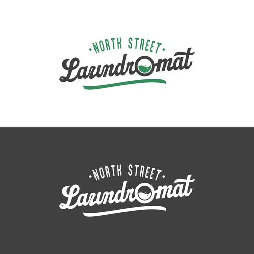 We need a powerful "Laundromat" logo Design by Macroarto™