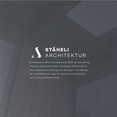 Modern Logo for new Swiss Architecture Office Design by mimi.art