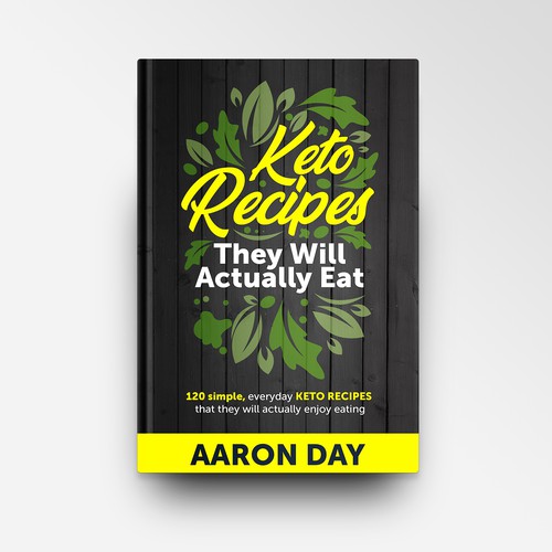 Design Healthy Ketogenic Recipe Book Cover Design by DZINEstudio™