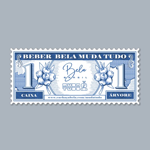 Vintage Air Mail Stamp - for a good cause! Design by damuhra