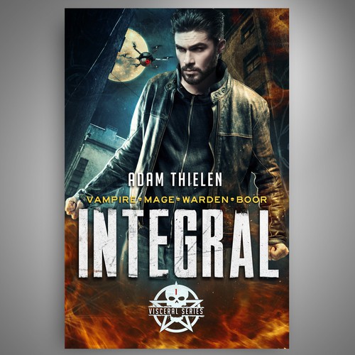 Create an irresistible cover for a fantasy cyberpunk novel (book 1 of 4) Design by CirceCorp