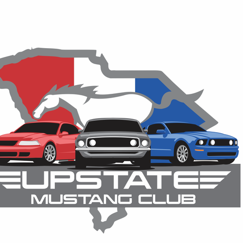 Help upstate mustang club with a new logo | Logo design contest | 99designs