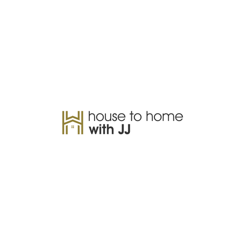 "House to Home with JJ" REAL ESTATE AGENT LOGO!! Design by C-linkk..