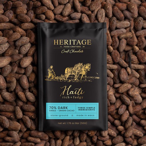 High-End Craft Chocolate Packaging that Creates a Sense of Heritage and Community Design by SRAA