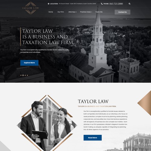 Taylow.Law Website and Software Platform Design by Moonlight Digital