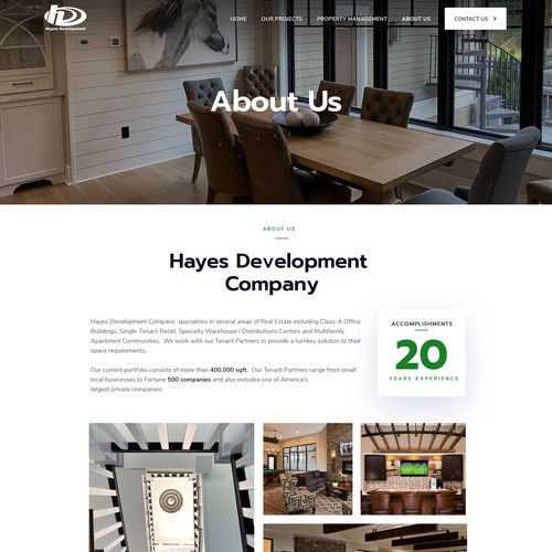 **Upgrade** existing website.  Tons of High Res existing imagery! Design by FuturisticBug