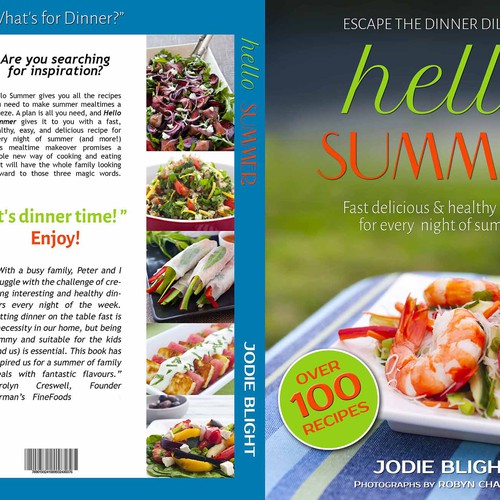 Design di hello summer - design a revolutionary cookbook cover and see your design in every book shop di galland21