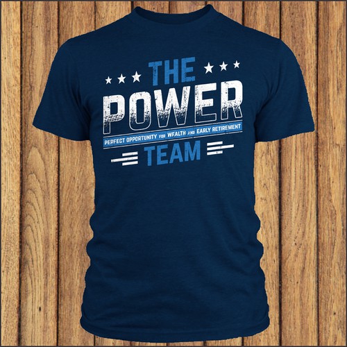 Team t hot sale shirt design