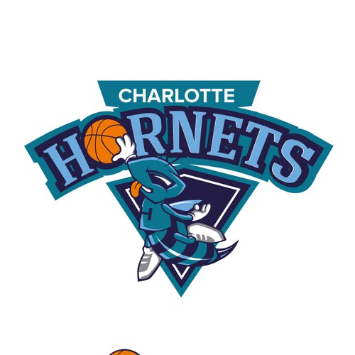 Community Contest: Create a logo for the revamped Charlotte Hornets! Ontwerp door Sling Machine