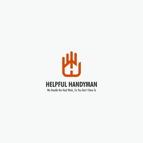 Handyman branding for new business in Iowa Design by Nikajima
