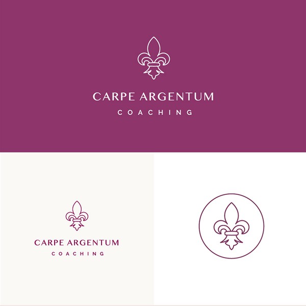 Design by LauraMe titled "Carpe Argentum Coaching branding"