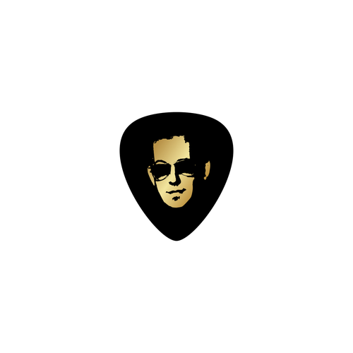 GUITAR PICK DESIGN PROFESSIONAL ARTIST Design by pitulastman