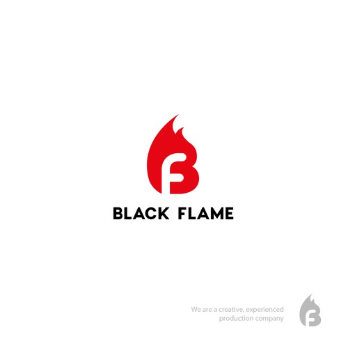 Cool, masculine Logo for company name „Black Flame” Design by rinsku