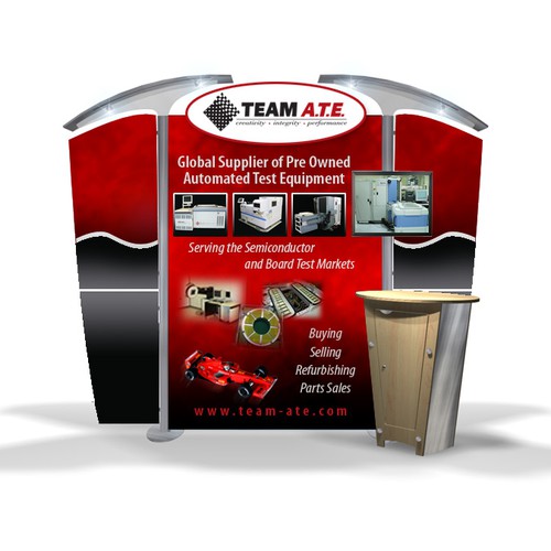 Trade Show Booth Graphics - We'll Promote Winner on our Site! Ontwerp door Spotlight IM