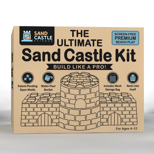 Designs | Design the Box for the Ultimate Sand Castle Toy | Product ...