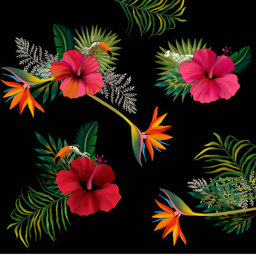 Tropical Fabric Print - Textile Designers & Illustrators Los Angeles fashion brand needs your designs Design by ash00 Designs