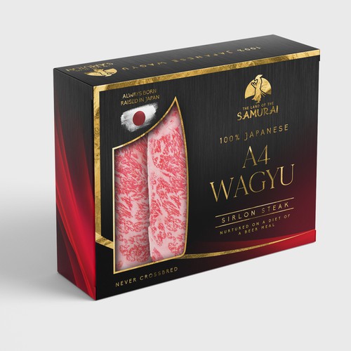 100% JAPANESE WAGYU STEAK Design by Hey Mad´esigns⚡